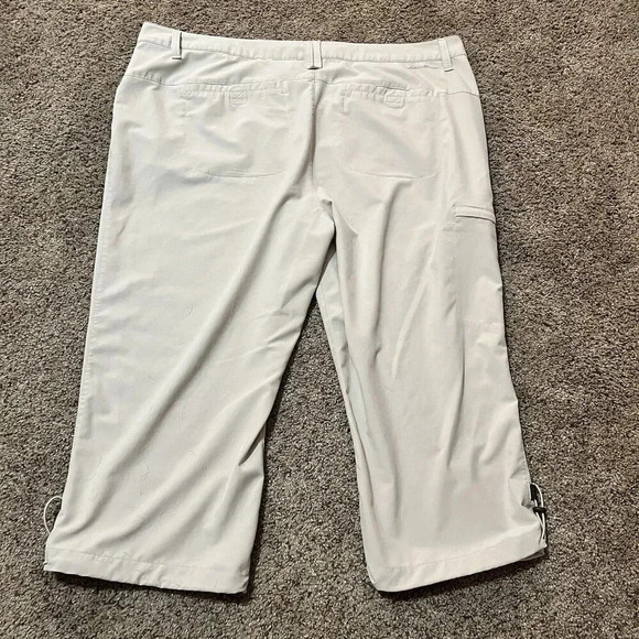 Eddie Bauer Straight Lightweight Breathable Pants 18 Outdoor Pocket Cargo Hiking - Picture 14 of 16